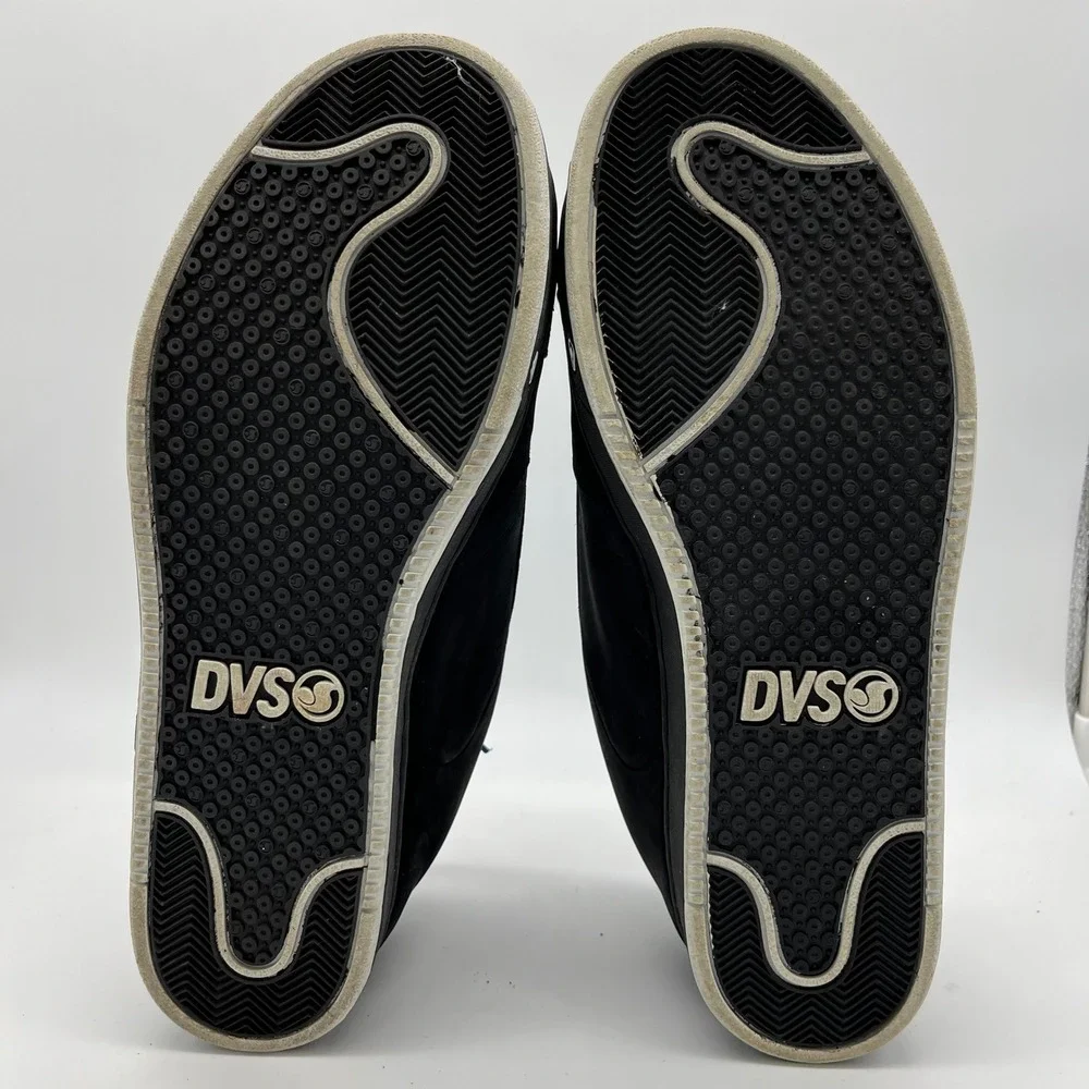 DVS Vendetta Skate Shoes Sneakers Black Suede Blue Laces‎ Mens Size 13 Y2K